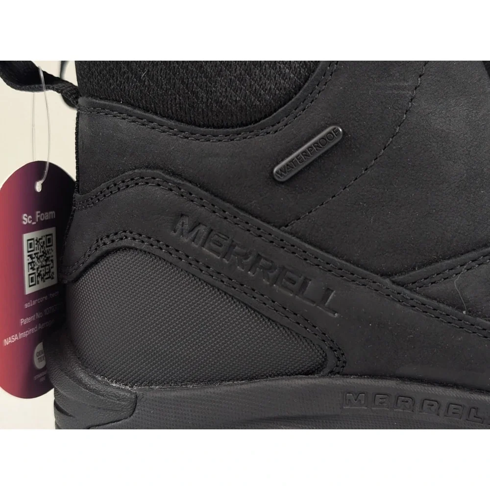 Merrell Men Coldpack 3 Thermo Tall Zip Waterproof Mens 7.5W Wide Width Boots
